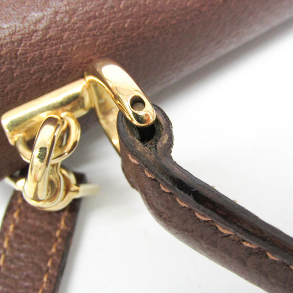 GUCCI Brown Leather Shoulder Bag - Picture 9 of 16